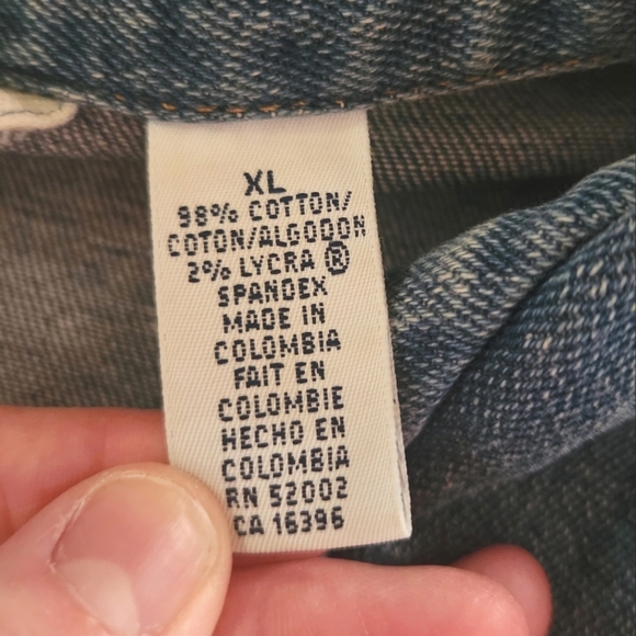 EUC Vintage Liz Claiborne Jean Jacket, Size XL - Picture 4 of 5